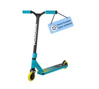 HUDORA Stunt Scooter Kids - Trottinette Freestyle de Haute qualité pour Enfants de 6 à 10 Ans I Trottinette Robuste avec Direction BMX 360° - Trick Scooter pour Enfant jusqu'à 100 kg - Bleu cien
