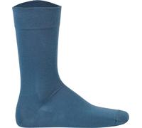 Hudson 1 paire de chaussettes homme, bas Relax Coton, sans fils élastiques, uni bleu foncé 41-42 (7-8 UK)