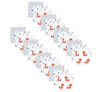Hudson Baby Unisex Baby 24Pc Cotton Muslin Washcloths, Foxes, One Size