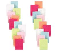 Hudson Baby Unisex Baby 24Pc Rayon from Bamboo Woven Washcloths, Tropical, One Size