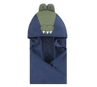 Hudson Baby Unisex Baby Animal Face Hooded Towel, Mint Bunny 1-Pack, One Size
