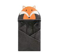 Hudson Baby Unisex Baby Animal Face Hooded Towel, Mint Bunny 1-Pack, One Size