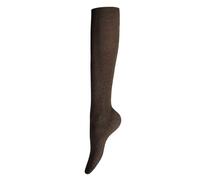 Hudson Chaussettes montantes 'Relax Cotton' noir chiné, Taille 35-38