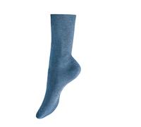 Hudson Chaussettes 'Relax Cotton' bleu chiné, Taille 35-38
