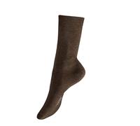 Hudson Chaussettes 'Relax Cotton' marron chiné, Taille 39-42