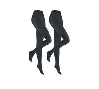 HUDSON Collant SIMPLY 40, lot de 2, marine bleu | 40-42