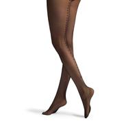 Hudson Collants à motifs Love You pour femme (1 pièce), Noir 0005, 40-42