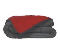 HUDSON Couette légère Microfibre 200g/m² 220x240cm Gris & Rouge