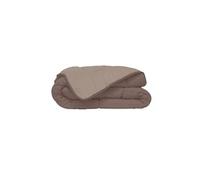HUDSON Couette legere Microfibre 200g/m2 220x240cm Taupe + Lin