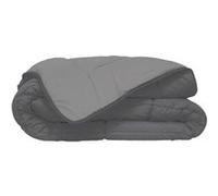 HUDSON Couette legere Microfibre 200g/m2 240x260cm Acier + Argent