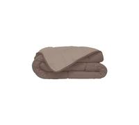 Hudson Couverture légère en Microfibre 200g/m² 240x260 cm Taupe et literie