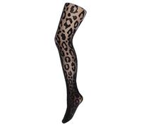 Hudson Fancy Leo Gemustert Collants, Noir, 46-48 Femmes