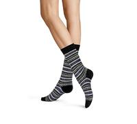 Hudson Fancy Nordic Fashion Chaussette, Noir 0005, 39-42 Femmes
