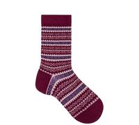 Hudson Fancy Nordic Fashion Chaussette, Rouge Vif, 39-42 Femmes