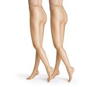 Hudson femme Collants Simply Shine 15 2-Pack transparent et scintillant 15 DEN Blanc Teint 0010 50/52