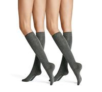 Hudson femme Mi-bas Only 2-Pack chauffant Grau-mel. 41-44