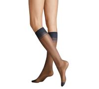 Hudson Glamour 20 transparenter Glanz, Chaussettes Montantes, marine,