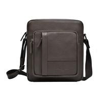 Hudson & James Sac à bandoulière 100 % cuir véritable pour homme et femme | Sac à bandoulière croisé avec poche avant facile d'accès | Travail élégant, iPad, bureau, sacoche de voyage pour un usage