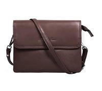 Hudson & James Sac à bandoulière en cuir véritable pour femme | Sac à main léger avec sangle réglable | Sac à bandoulière élégant pour les voyages, le travail, le shopping et les essentiels du