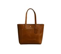 Hudson & James Sac à bandoulière vintage en cuir véritable pour femme, Crunch Tan vieilli, M
