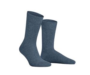 Hudson KUNERT Relax Chaussettes en coton pour homme, Bleu (Nave-Mel. 0387), 45-46