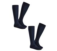 Hudson Only 2-Pack wärmend, Chaussettes Montantes, marine,