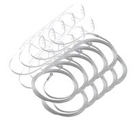 Hudson RCI Lot de 10 paires de lunettes à oxygène souples, Compatible avec tous les appareils à oxygène courants, Embouts incurvés pour un maximum de confort, Transparent