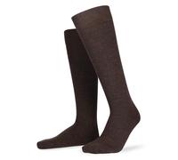 Hudson Relax Woolmix Clima druckfreier Bund, Chaussettes Montantes, Brownmel.,