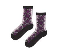 Hudson SNAKE Chaussettes tendance pour femme Marron terre 39-42, Marron terre, 39-42