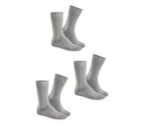 Hudson unisexe Chaussettes Simply³ 3-Pack doux Gris Silber 0502 45-48