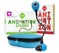 HUE Animation Studio (Bleu) : Kit Stop Motion Complet (Caméra, Logiciel, Livre) pour Windows/macOS avec Etui de Transport