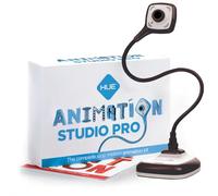 HUE Animation Studio Pro : Kit Stop Motion (Caméra Flexible Full HD 1080p, Logiciel, Livre) pour Windows/macOS (Noir)