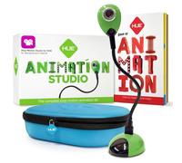 HUE Animation Studio (Vert) : Kit Stop Motion Complet (Caméra, Logiciel, Livre) pour Windows/macOS avec Etui de Transport