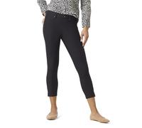 HUE Ankle Slit Essential Denim Capri Bonneterie, Noir, S Femme