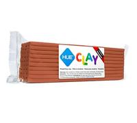 HUE Clay (ex-Newplast) 500g, Terre cuite - pâte à modeler de texture ferme, réutilisable, non séchante, à base d’huile - Pour animation en Stop Motion, loisirs créatifs et sculpture