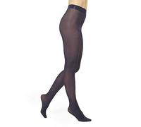 HUE Collant opaque transparent à la taille pour femme, bleu marine, L