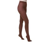 HUE Collants Super Opaques avec Haut de contrôle, 70 deniers, Espresso, XL Femme