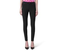 HUE Curvy Fit Essential Denim Leggings Bonneterie, Noir, 1X Femme