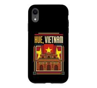 Hue Drapeau du Vietnam Vintage Voyage Landmark Art Coque pour iPhone XR