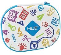 HUE Étui de Transport Rigide HD Pro avec Fermeture éclair (Blanc/Multicolore)