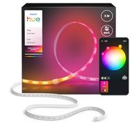 Hue Flux Rallonge 5 Mètres pour Ruban LED, Ambiance Vive, Éclairage Intérieur Flexible, Couleurs Chromasync™, Découpable, Extensible, Réutilisable, Contrôle par Application et Commande Vocale