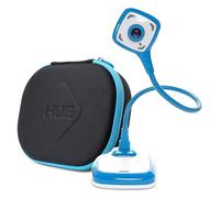 HUE HD Pro : Visualiseur et Caméra USB Flexible (Bleu) avec Etui (Noir) | Full HD 1080p, Microphone/voyants LED intégrés. Compatible Windows, ChromeOS, macOS et iPadOS 17+