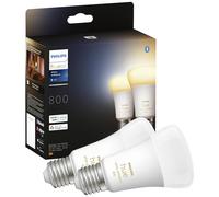 Hue Jeu de 2 ampoules LED 871951432824200 CEE: F (A - G) Hue White Ambiance E27 Dopelpack 2x570lm60W E27 9 W de blanc chaud à