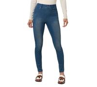 HUE Legging en Jean Taille Haute Ultra-Doux Bonneterie, Steely Blue Wash, L Femme