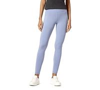 HUE Legging Ultra en Coton pour Femme avec Ceinture Large, Bleu campagnard, XL