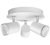 Hue Plafonnier de salle de bain LED 871951434091600 Hue White Amb. Adore Spot 3 flg. weiß 3x350lm inkl. Dimmschalter GU10 15 W