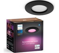 Hue Slim Downlight S 90 mm Blanc et Color Ambiance Noir 1-pack