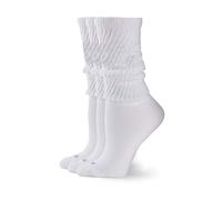 HUE Slouch Sock 3 Pair Pack Chaussettes, Blanc/Blanc, Taille Unique (Lot de 3) Femme