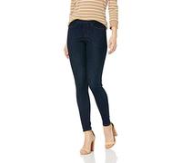 HUE Solid Color Original Jeanz Denim Legging Bonneterie, Midnight Rinse, S Femme