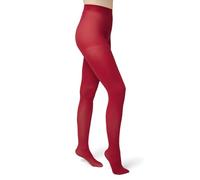 HUE Super Opaque Tights with Control Top Collants, Rouge (Jester Red), 3 Femmes